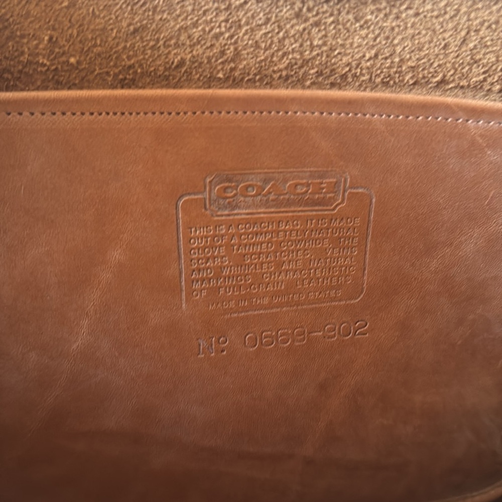 Vintage Coach portfolio/ laptop case - Picture 11 of 16